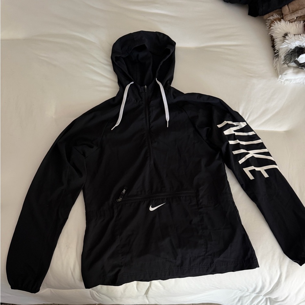 Nike Black Dri-FIT Jacket with White Accents